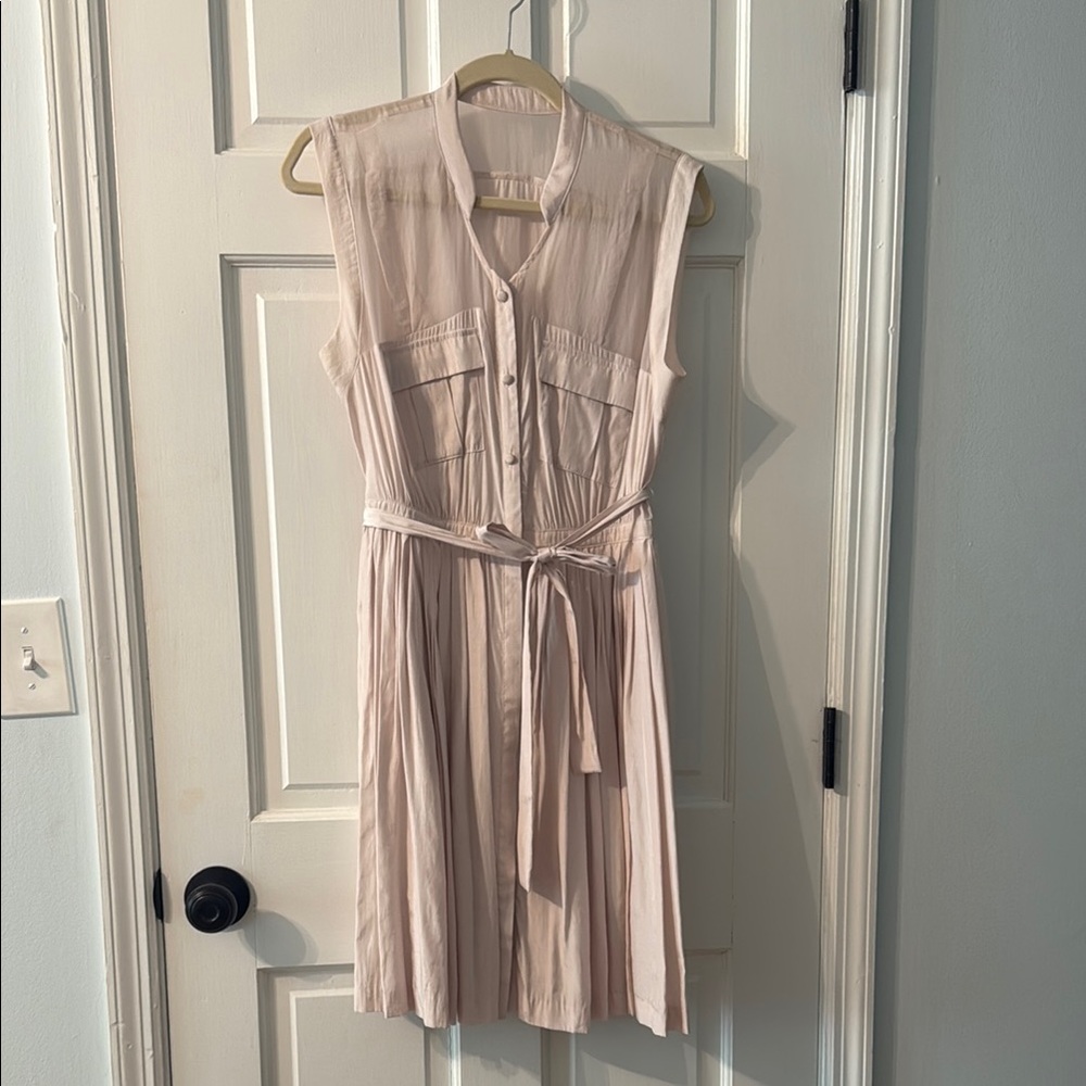 Anthropologie Elegant Sleeveless Pink Dress